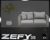 Sofa + Plant