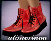 *A* Winter Red Boots