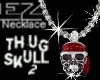 (djezc) Thug Skull 2 red