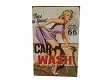 Old Rusty Car Wash Sign