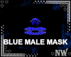 !NW BLUE SKULL MASK
