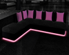 Pink& Black Couch