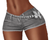 Gray Butterfly Shorts