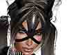cat woman mask black