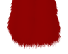 RED FUR BOOT WARMERS