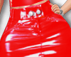 Latix Mini Skirt Red