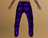 Purple PJ Pants Plaid M