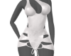 strip white swimsuit