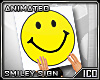 ICO Smiley Sign
