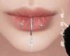 AV | Cross Lip Piercing