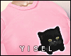 Y. Gatito Pink Sweater