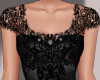 E* Black Lace Gown