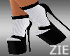 School Girl Heels Black