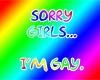 I'm gay sticker