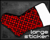 SP* STOCKING red (2)L