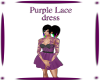 Purple lace dress