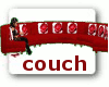 Red Rose Couch
