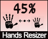 45% Hands Scaler