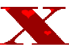 X - Animated Hearts