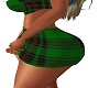 green plaid skirt