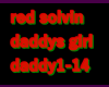 red solvin daddy's girl
