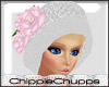 Crochet & Roses Hat Wht