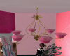 Pink and Gold Ceiling Lt