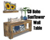 CD Boho Sunflower Table