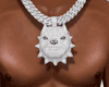 Icy Pit Bull Necklace