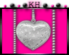 :KH: Silver Heart Chain
