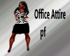 Blk/white office attire