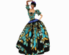 C*Mexican Blue Gown