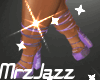 PATCHWORK PURP HEELS
