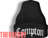 Black Compton Beanie