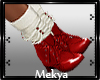 *MM* Boots w/socks red