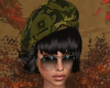 Army hat black hair