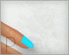 {P}Short Turquoise Nails