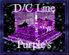D/c Purple Leopard Bed