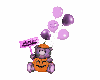Purple Halloween Bear
