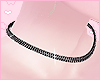 Dainty Blk Pearl Choker
