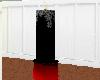 black & red tall pillar