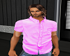 S/~Pink Casual Shirt