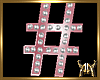 Marquee HashTag Pink
