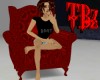 TBz Dark Red 4P Chair