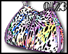 *0123* Shiny Zebra Bag