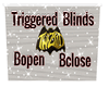 White Triggered Blinds