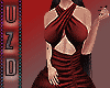 |U|Red Mat Dress L/XL