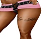 Love/Hate Thigh Ink