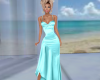 Aqua Silk Dress
