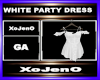 WHITE PARTY DRESS